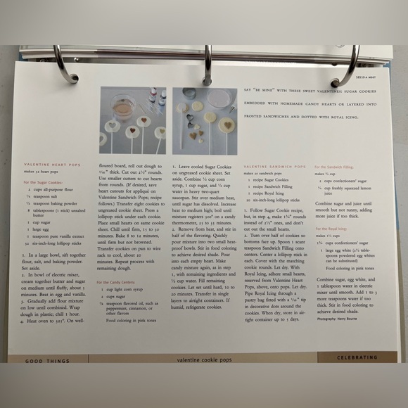 🩵🪺MARTHA STEWART Good Things Binder NWT🥧🤎 - Picture 7 of 8